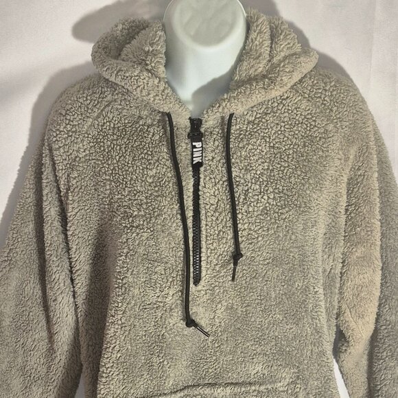PINK by Victoria's Secret Hooded jacket, zippered bust, pouch pockets, size Med. - Picture 7 of 16